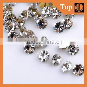 Crystal Diamond Pointback Rhinestone Glass thumbnail-6
