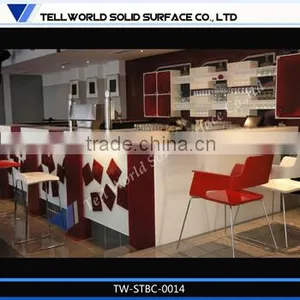 Solid Surface Pub Bar Counter Bar and Lounge Furniture thumbnail-1