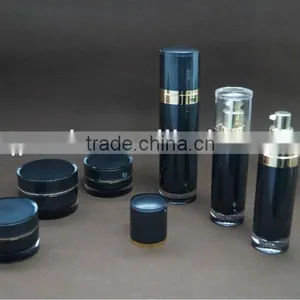 Black Cosmetic Packaging Bottles thumbnail-1
