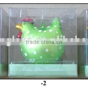 Colourful Glass Cock for Easter Gift thumbnail-1