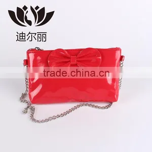 Hot Selling Crossbody pu Bag With 3d Flowers on Flap thumbnail-6