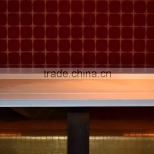 Pure Color Acrylic Resin Crystal Panel for Restaurant Dining Table Top Designs thumbnail-1