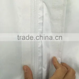 White Coverall With Reflective Tapes 200D Oxford/PVC Coating thumbnail-5