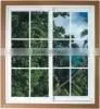 Plastic Sliding Window With Double Glass thumbnail-1