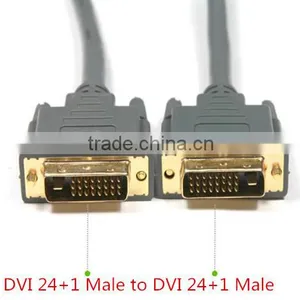 DVI DVI-D Dual Link 24+1 Pin Male to Male Digital Video Cable Gold Plated 3M thumbnail-1