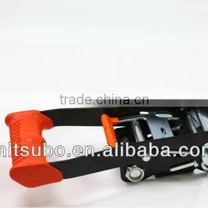 2" Cargo Lashing Ratchet Buckle Straps Truck Ratchet Tie Down thumbnail-2
