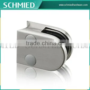 Moulds With Baluster Glass Shelf Clamp Stainless Steel Square Corner Glass Bracket Clamp thumbnail-4