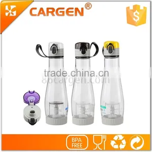 Clear Plastic Sport Tea Infuser Drinking Water Bottle thumbnail-6