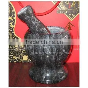 Marble Stone Mortar and Pestle thumbnail-1