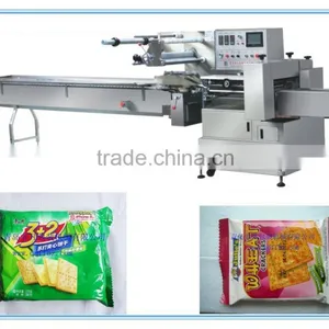 High Quality Automatic Biscuit Flow Packing/ Wrapping Machine/Horizontal Flow Packaging Machine thumbnail-1