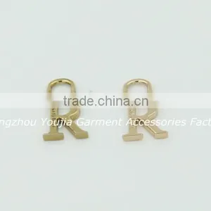 Gold Custom Tags Logo Metal Label for Swimwear thumbnail-2