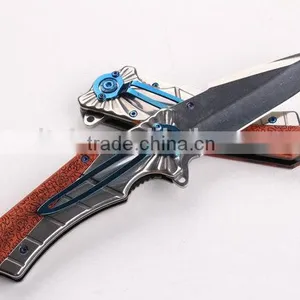 OEM Outdoor Pocket Hunting Knife With Wood thumbnail-2