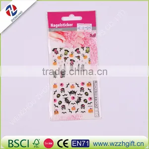 Halloween Nail Art Water Transfer Sticker Decals Pumpkin Spider Fancy Stickers Wrap Tips Decoration thumbnail-2