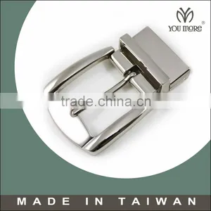High Quality Trendy Zinc Alloy Custom Rose Silver Belt Buckle thumbnail-1