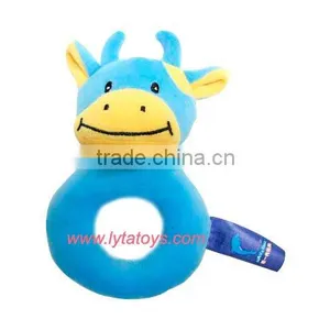 Plush Rattle Toy, Stuffed Cow Baby Toys For Promotion Gifts thumbnail-1