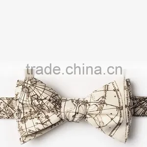 2016 Custom Design Fashion Printed Self-tie Silk Bow Ties thumbnail-1