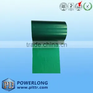 Green Color Wax Barcode Ribbon Jumbo Rolls for TTR Slitting Machine thumbnail-1