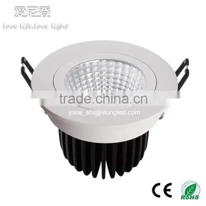 Downlights Indoor Luminaires Dimmable 12W 18W LED COB Recessed Downlight thumbnail-2