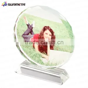 Sublimation Crystal Photo Frame Wedding Souvenir Crystal Baby Born Souvenir thumbnail-3