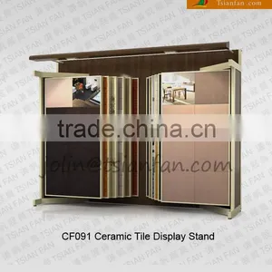 CF091 Nature Stone Sample Board Display Stand / Ceramic Display Rack thumbnail-1