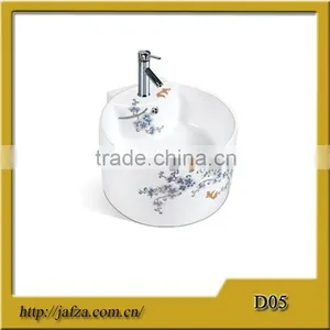 D05 Good Quality Sanitary Ware Single Hole Basin, Elegant Basin thumbnail-1