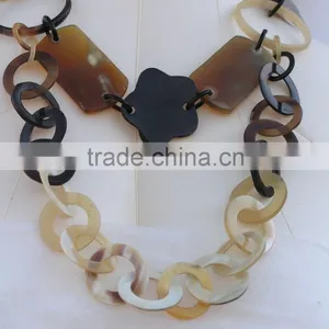 Fashio Necklace/Buffalo Horn Beaded Necklace/Fashion Jewelry/Latest Model Pendant Necklaces thumbnail-1