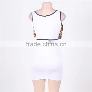 Wholesale Slimming Girls Fashion Sleeveless Night Dress Sexy Dress Club Wear thumbnail-6