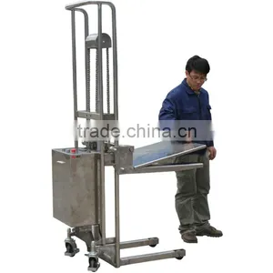 Hydraulic Electric Stainless Steel Forklift Stacker thumbnail-4