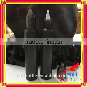 Tamper Childproof Unicorn Bottle Black for 10ml 15ml 30ml pe Pen Plastic Dropper Bottle With pe Dropper Bottle P-090R thumbnail-1
