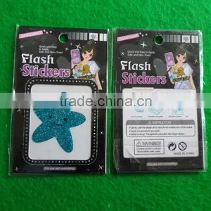 Customized Blue Star Glitter Sticker thumbnail-2