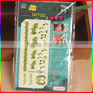 Glow in the Dark Temporary Tattoo, Luminous Tattoo Sticker thumbnail-1