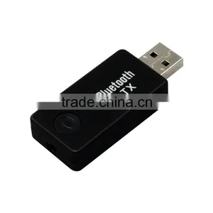 Factory Direct Supply, Wireless Bluetooth Music Transmitter 3.5mm Stereo Audio Adapter for Stereo MP3 TV Computer DVD thumbnail-1