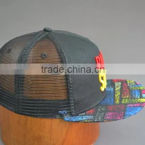 BSCI Aduit Custom 6-panel Snapback Cap With Embroidery thumbnail-5