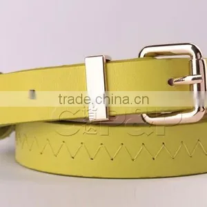 Skinny Design Down Yellow Women Belt in GuangDong thumbnail-2