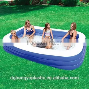 Childrens Family Large Kiddie Inflatable Play Pool thumbnail-1
