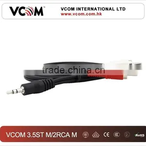 2015 Top Selling Audio RCA Cable 3.5mm to 2RCA thumbnail-2