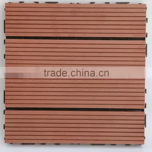 Durable, Eco and Easy to Install- Plastic Wood Composite Wpc External Floor Tiles! thumbnail-2