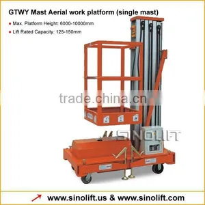 Sinolift-Single Mast Aerial Work Platform With Low Price thumbnail-2