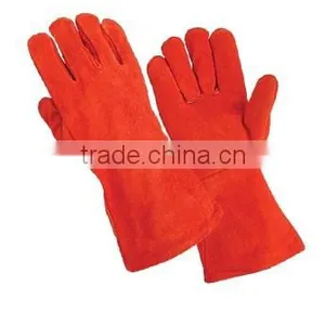 Cow Split Leather Welding Gloves Welder Gloves thumbnail-1