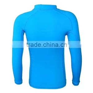 Blue Slim Rash Guard Swimsuit thumbnail-3