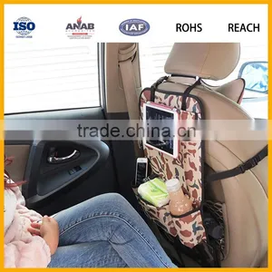 Car Organiser With Clear Tablet Pocket. Ideal for Storing Your Baby Wipes thumbnail-2