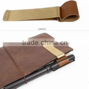 Midori Travel Plastic Money Clip With Leather Sheath thumbnail-1