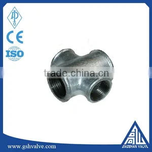 Galvanized/black Color Malleable Iron Equal Cross Pipe Fitting thumbnail-1