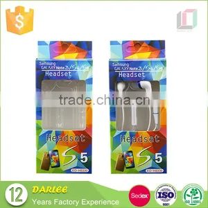 Custom Logo Printed Eco-friendly Headphone Electronic Packaging Color Box thumbnail-2