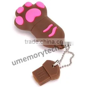 Cheap 8GB-32GB Thumb Flash Drive Paw Shaped USB Flash Memory thumbnail-5