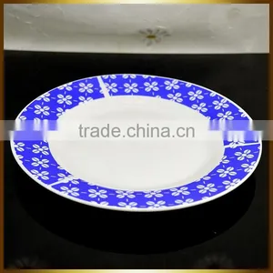 16pc Color Band Ceramic Fine White Porcelain Dinner Sets thumbnail-5