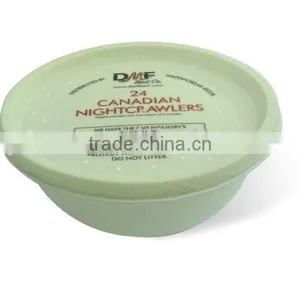 Biodegradable Cornstarch Eco Friendly Disposable Plastic Food Container thumbnail-1