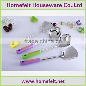 New Arrvial Stainless Steel Kitchen Tools With Colourful Handle thumbnail-1
