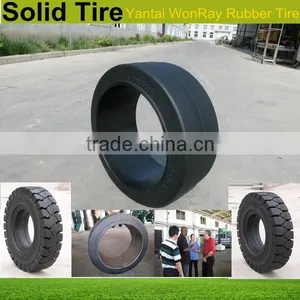 Top Sales 16x5x101/2 Press-on Solid Tires, Solid Forklift Tire 21x7x15 thumbnail-1