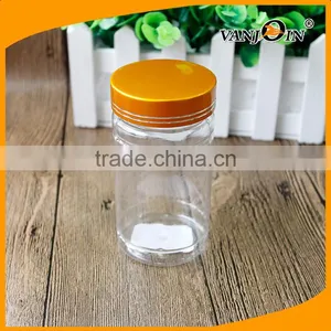 200ml PET Clear Round Plastic Medicine Bottle For Calcium Tablet thumbnail-3